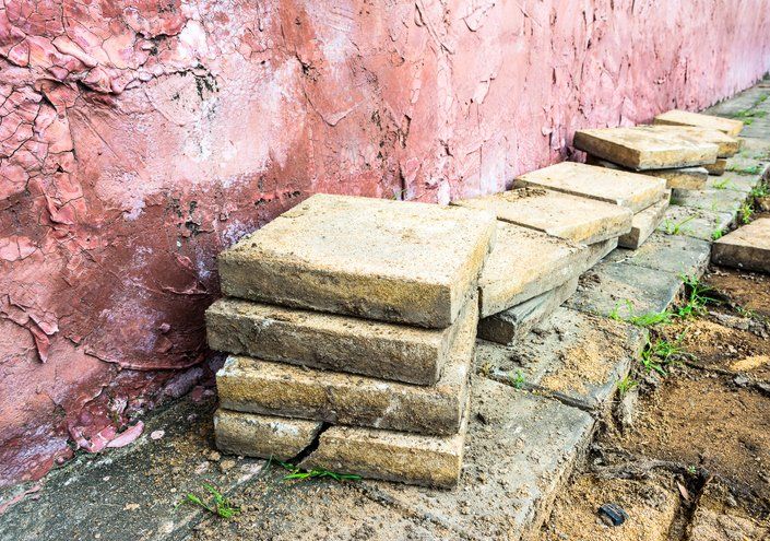 Square concrete paver