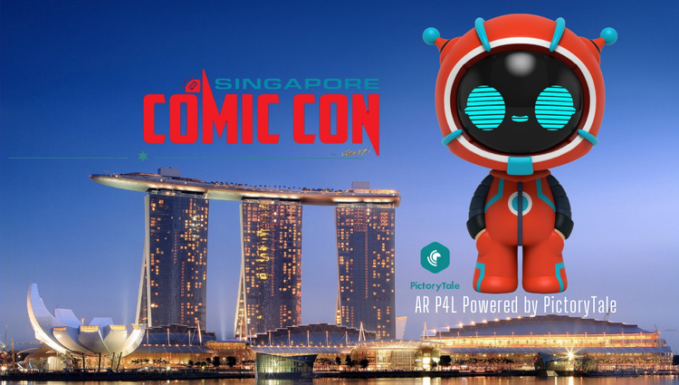 A poster for comic con in singapore