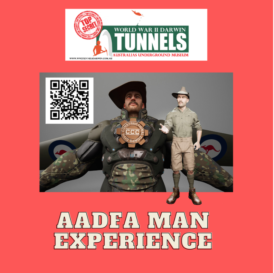 A poster for tunnels aadfa man experience