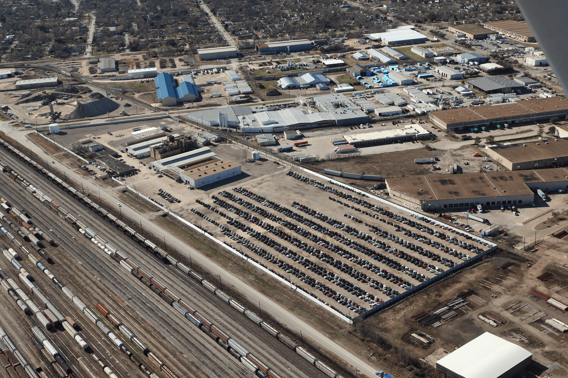 Aerial Shot Of Lonestar Imports — Houston, TX — Lonestar Imports