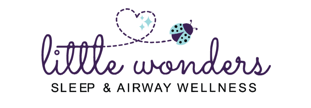 A logo for little wonders sleep and airway wellness