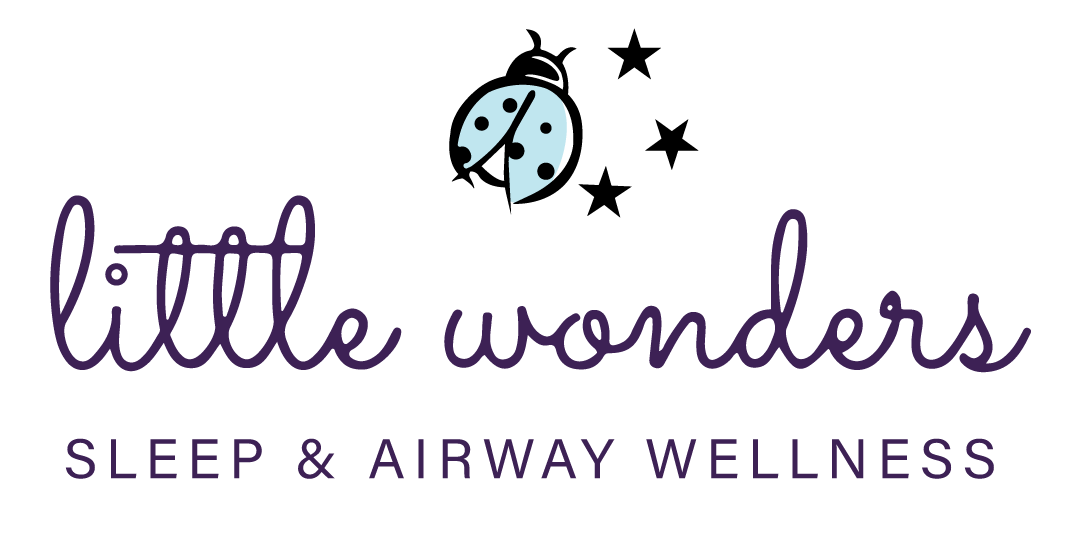 A logo for little wonders sleep and airway wellness