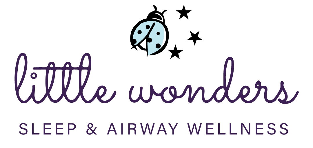 A logo for little wonders sleep and airway wellness