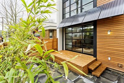 brown garage
