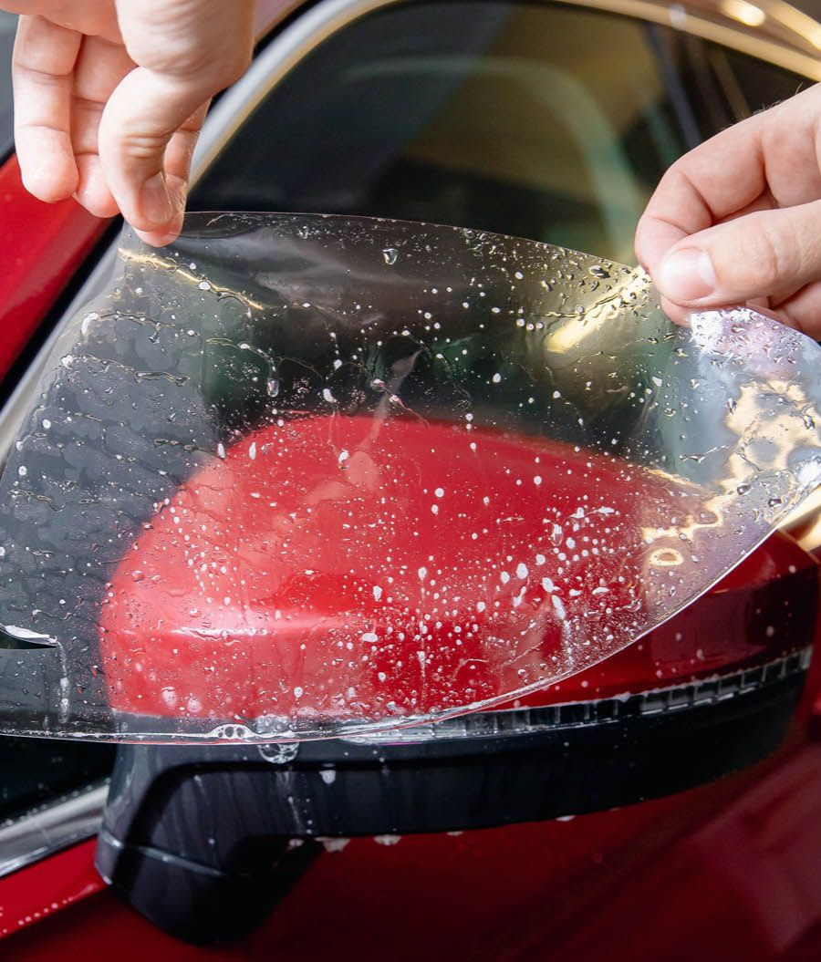 A close up of the rear end of a car