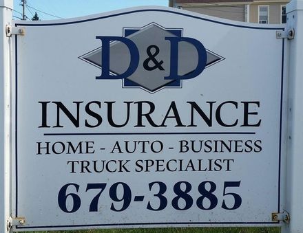 Company Signage - D & D Insurance in Epping, NH