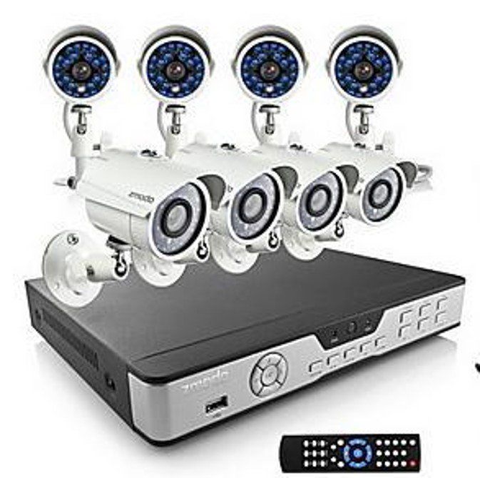 set telecamere di sorveglianza