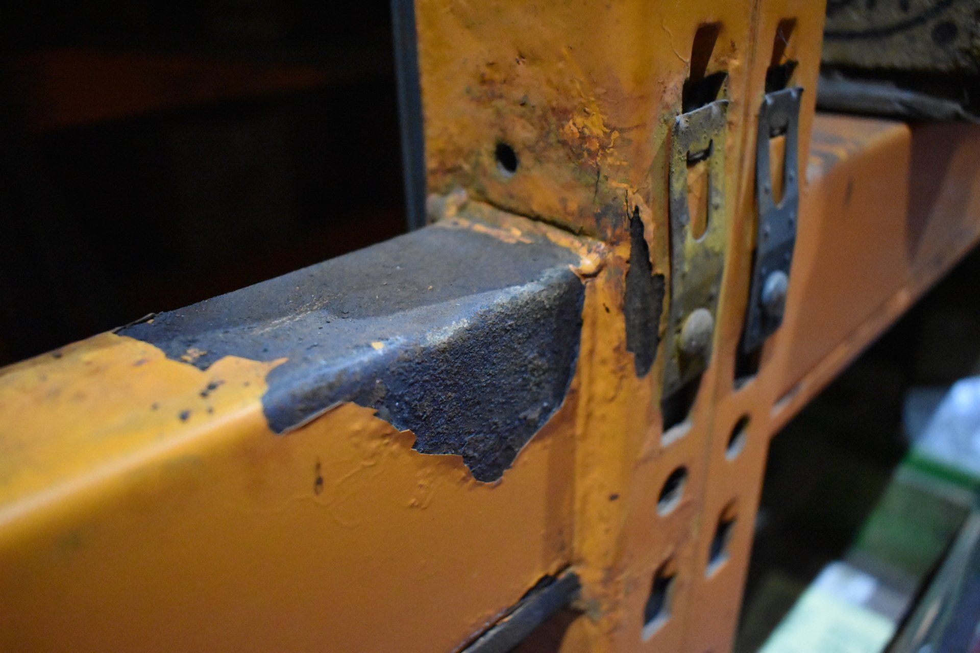 SEMA approved racking inspector beam corrosion