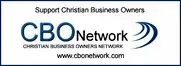 a logo for cb network , a christian business owners network .