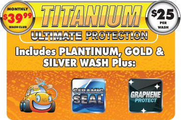 A titanium ultimate protection includes plantinum gold and silver wash plus