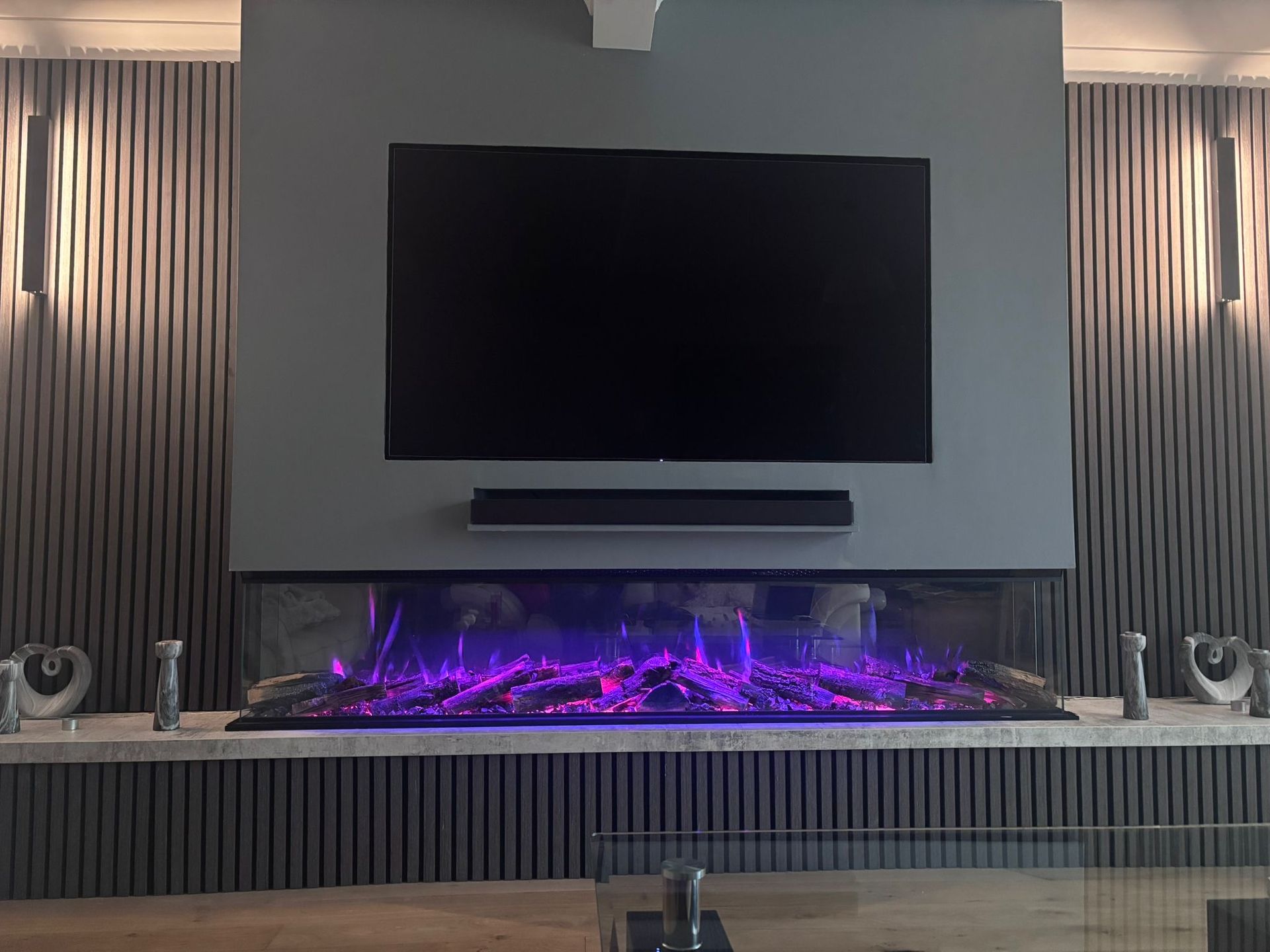 vision fires slus vs220. media wall fires