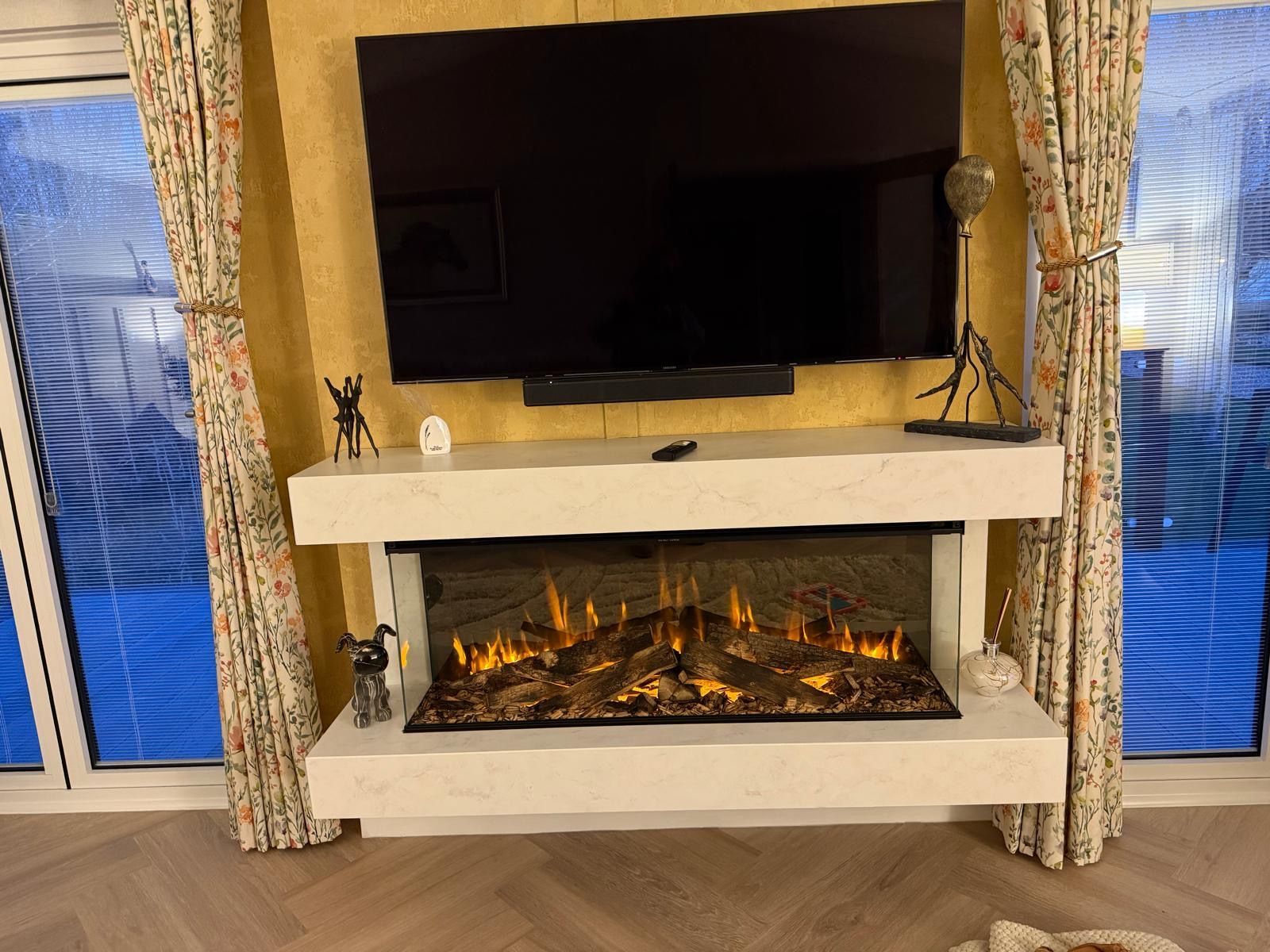 winchester suite in white with all the upgrades in a customers home