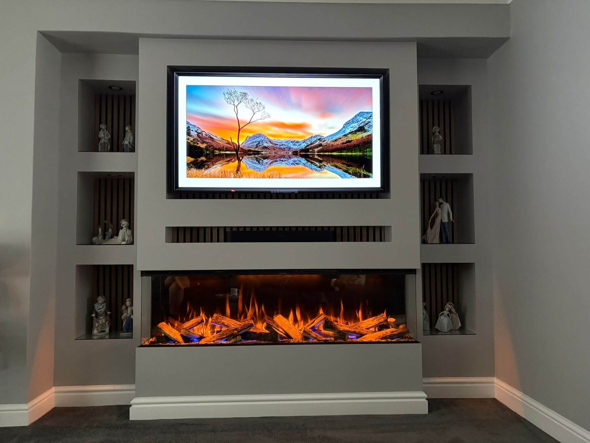 media wall fires new forest 1600 electric fire
