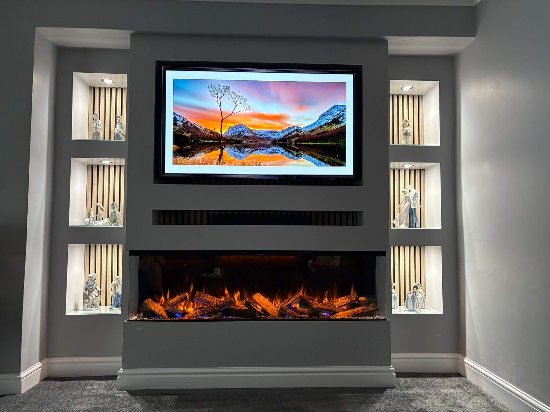 new forest 1600 with all upgrades in a media wall