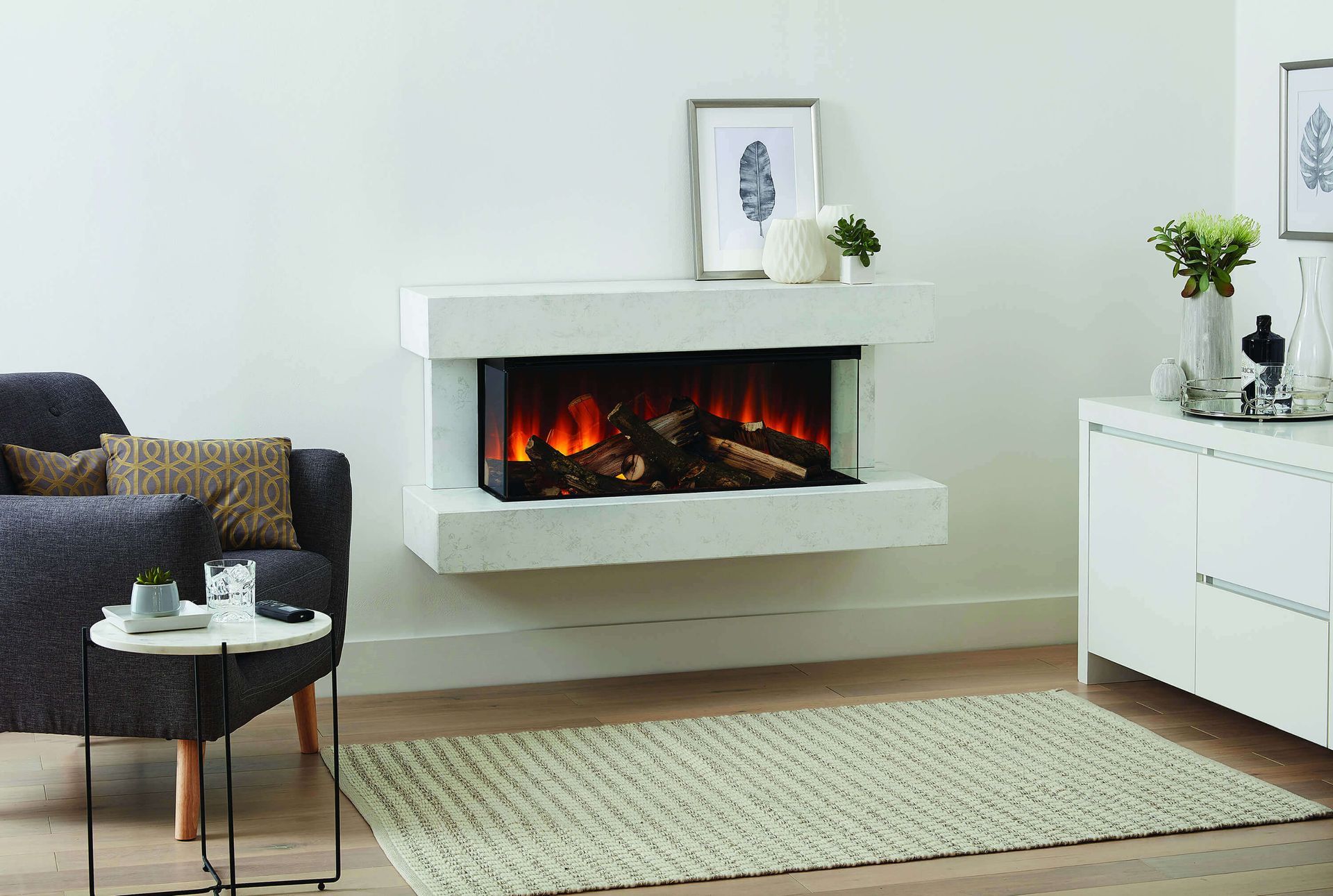 british fires winchester 1200 suite shown in white