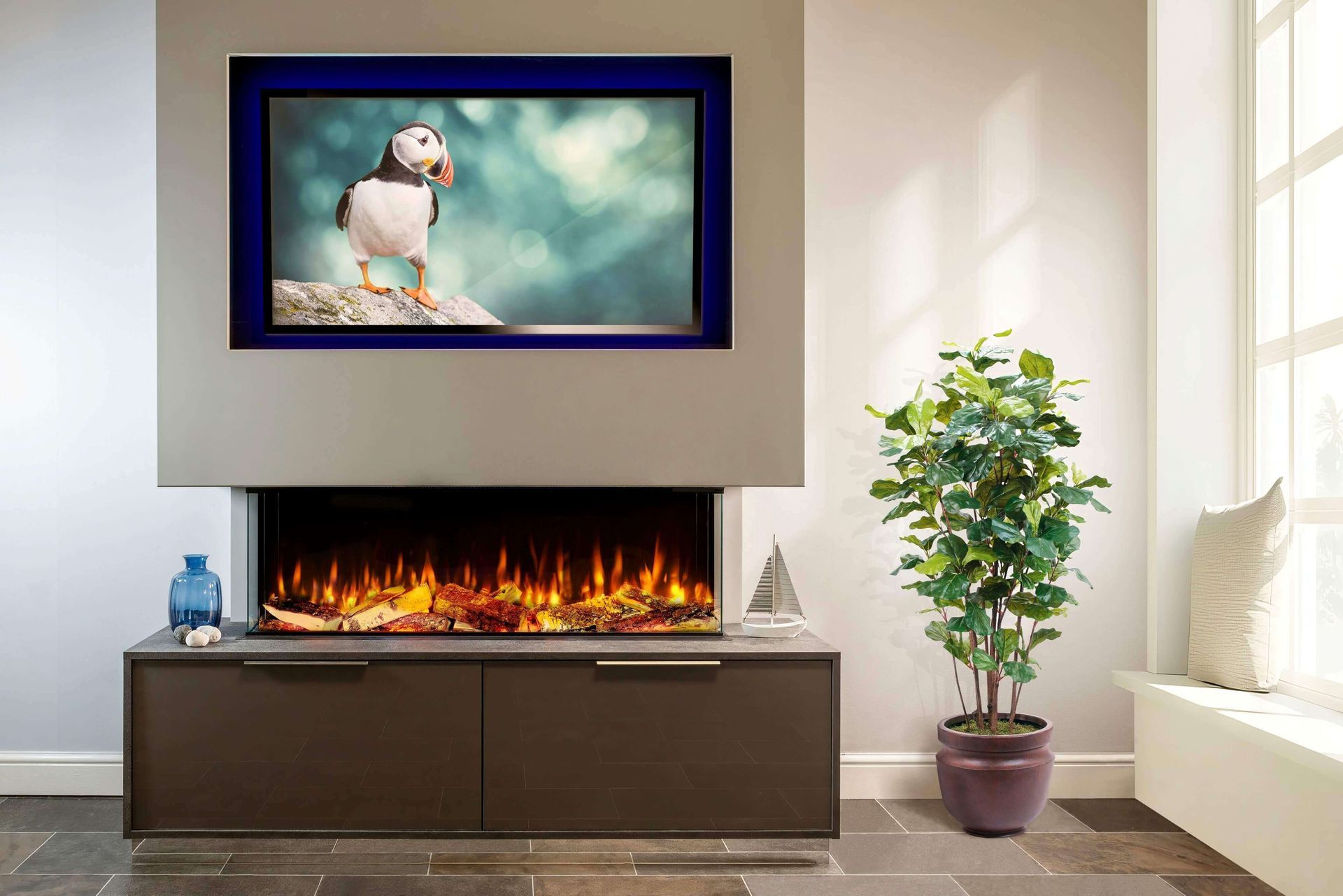 Charlton & Jenrick i1250e Deep three sided in simple media wall