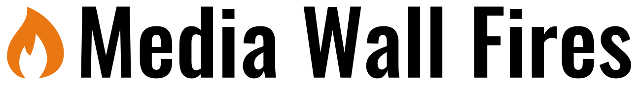 media wall fires logo in black