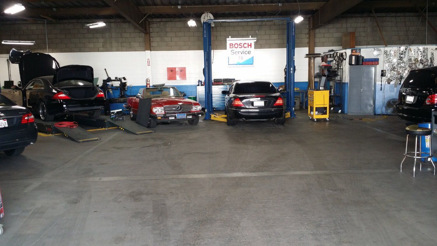 Inside The Auto Shop Garage | German Auto of Santa Maria