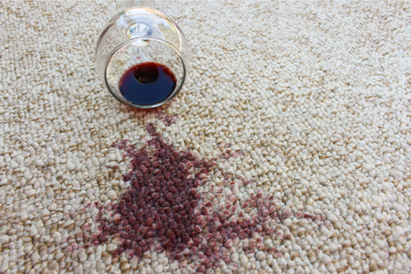 Red Wine Spilled On Carpet