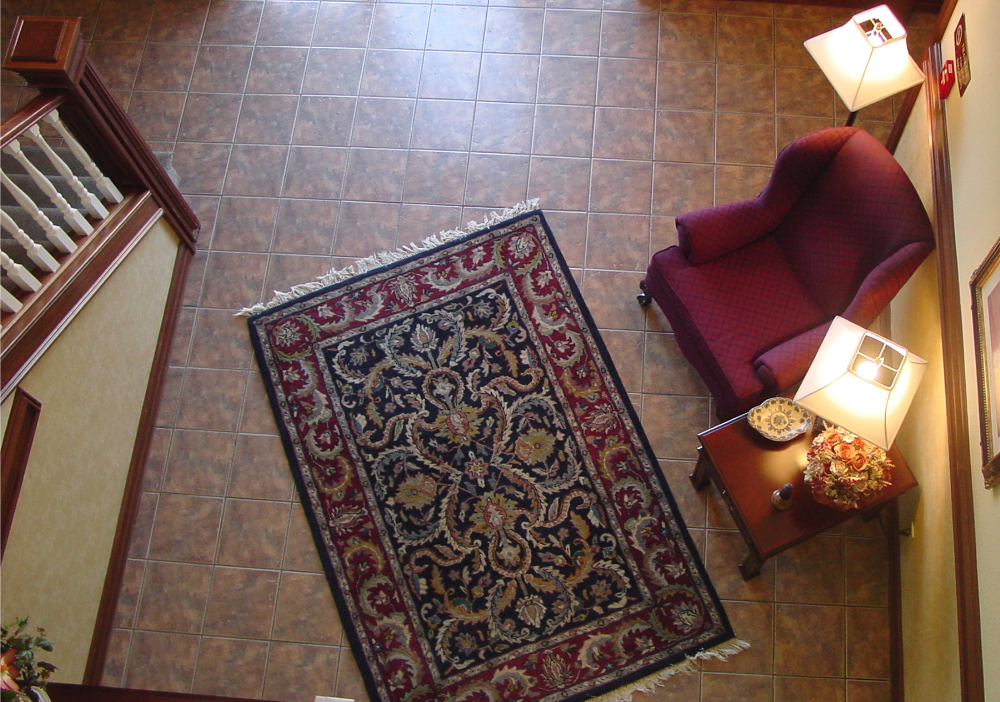 Rug Photographed from The Top