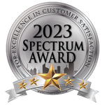 The 2023 spectrum award is for excellence in customer satisfaction