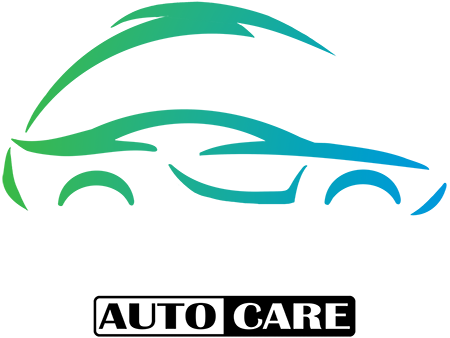 A logo for integrity auto care with a car on it