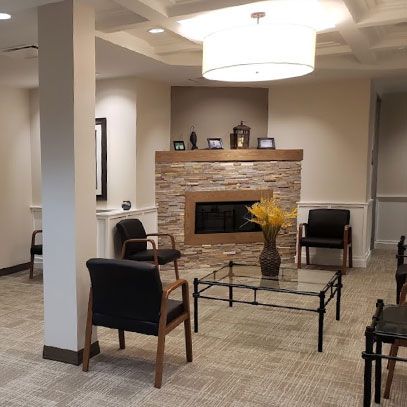 A waiting room for new patient dental exam services in Centennial, CO
