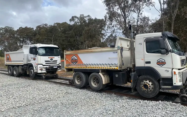 WazzaCo Rail Maintenance Trucks
