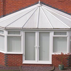 Conservatory, pleated, Perfect Fit and Velux blinds