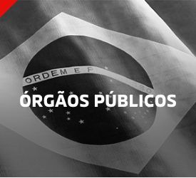 Brazilian flag with the text 