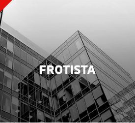 Prédio de escritórios moderno com a palavra 