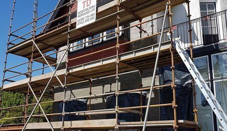 new build scaffolding