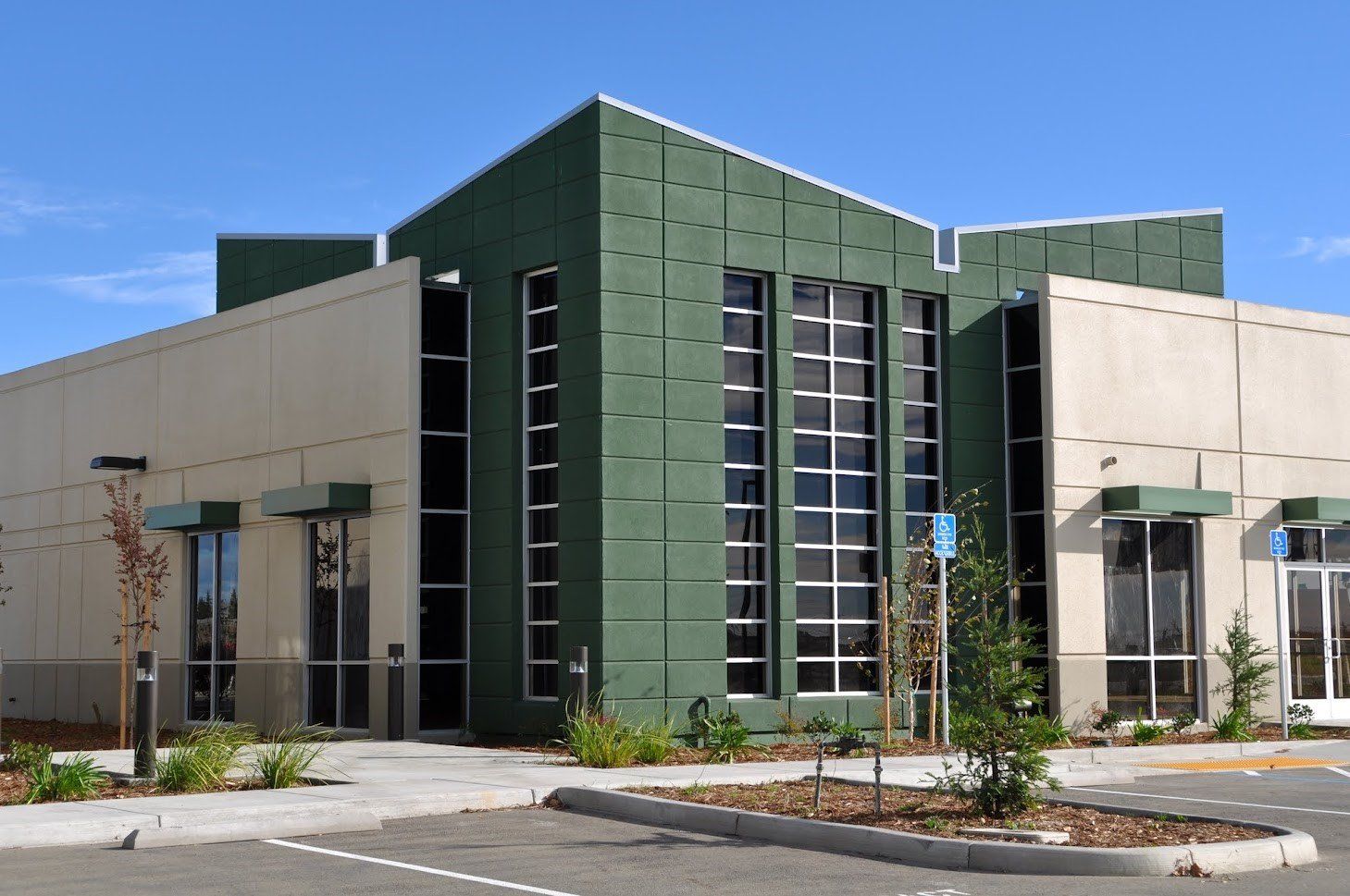 Pressure Washing Building Exterior