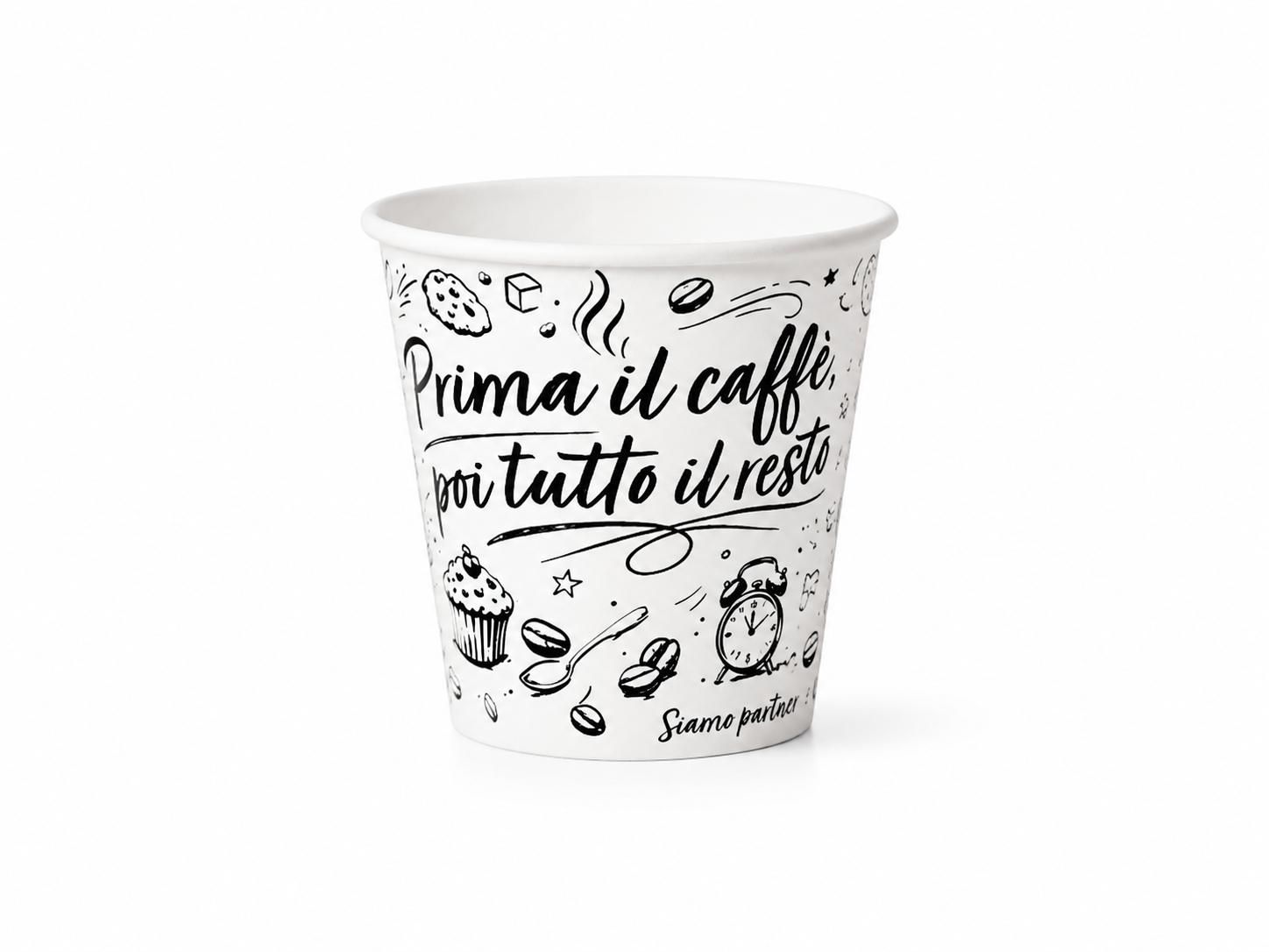 Tazza bianca con la scritta