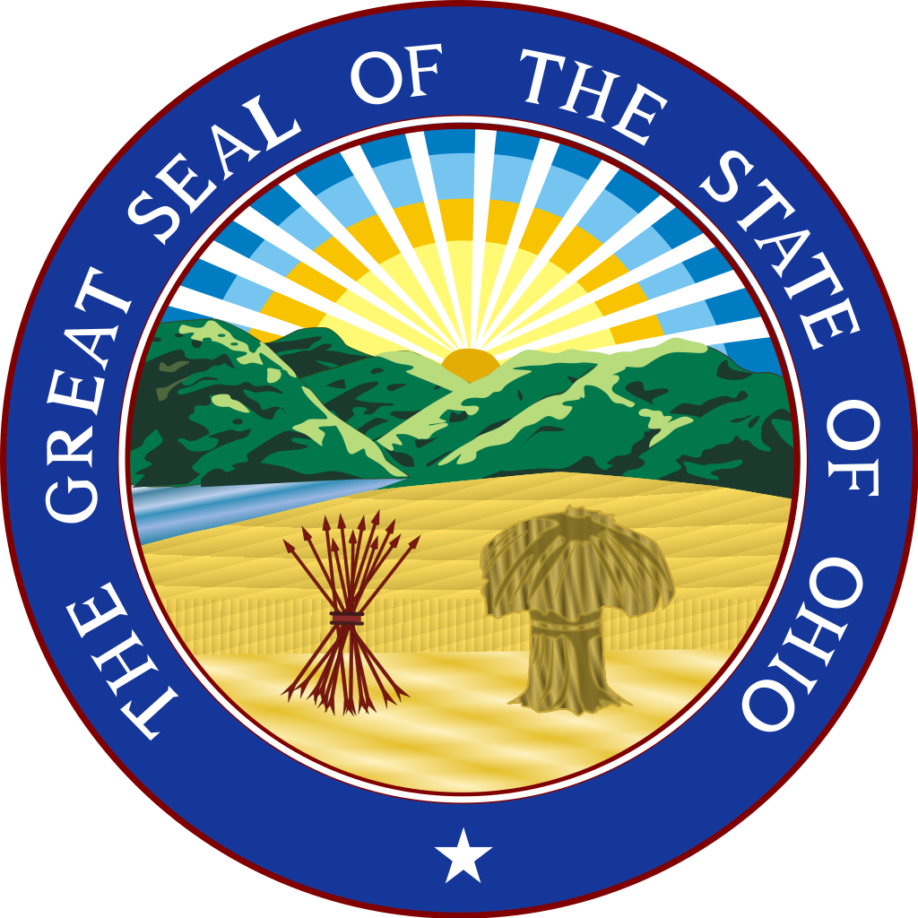 The seal of the great seal of the state of ohio