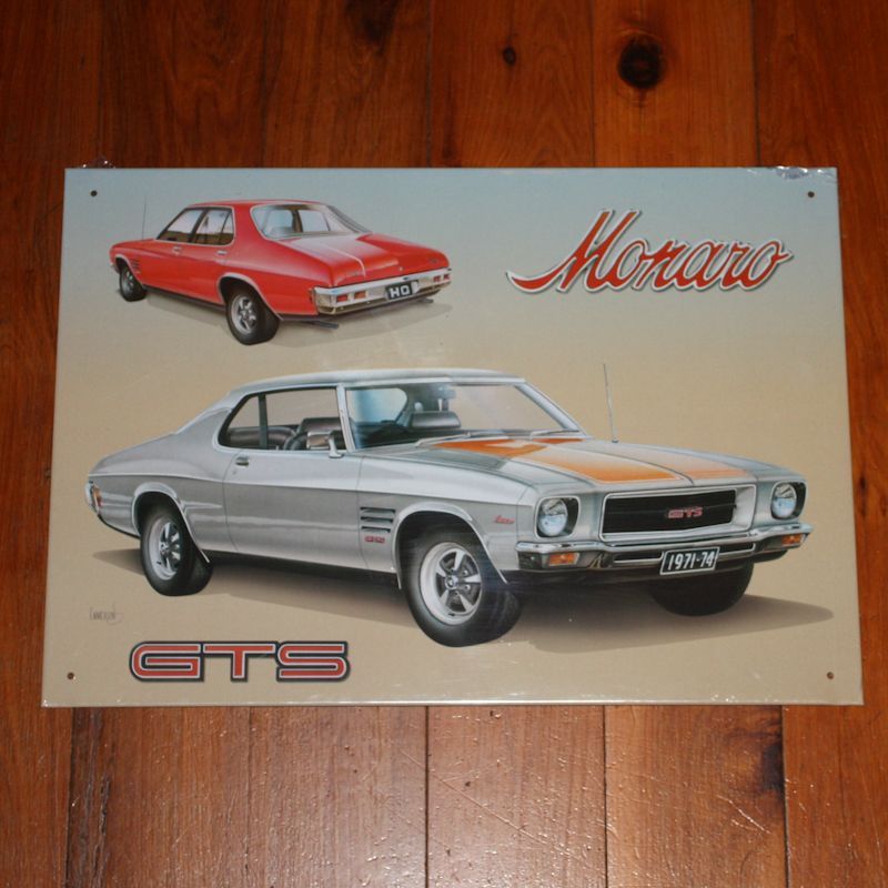 Monaro HQ Tin Sign