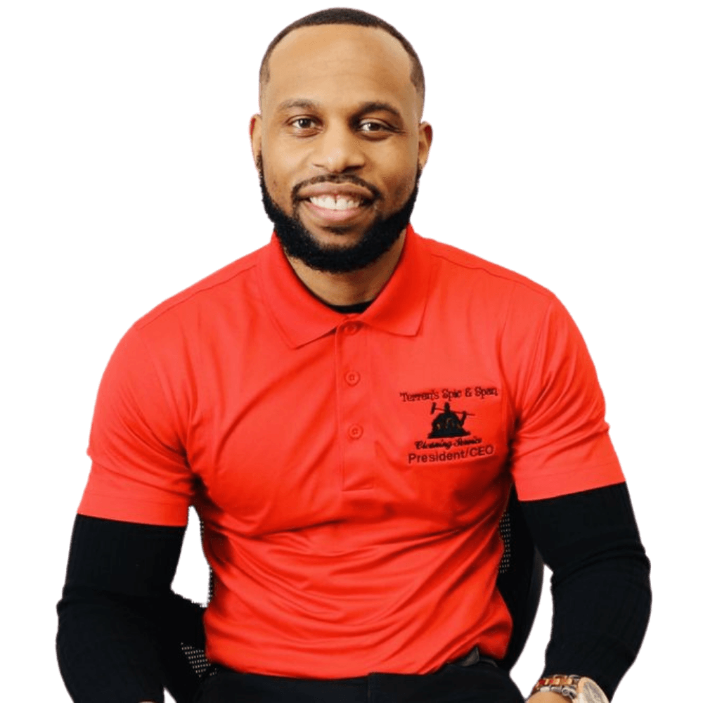 Terran Copeland, Founder and CEO of Terran's Spic & Span Cleaning Service