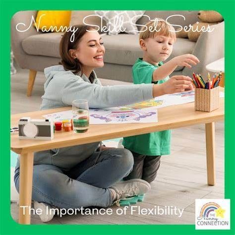 The nanny and the small boy giggled as they rolled colorful dice across the table