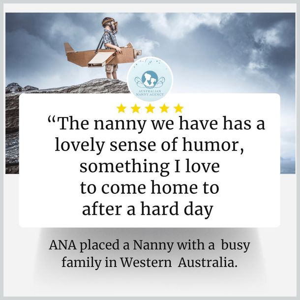 Ana placed a nanny with a busy family in western australia