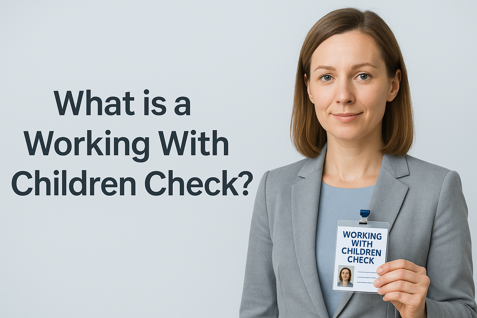Learn what a Working With Children Check (WWCC)  why i
