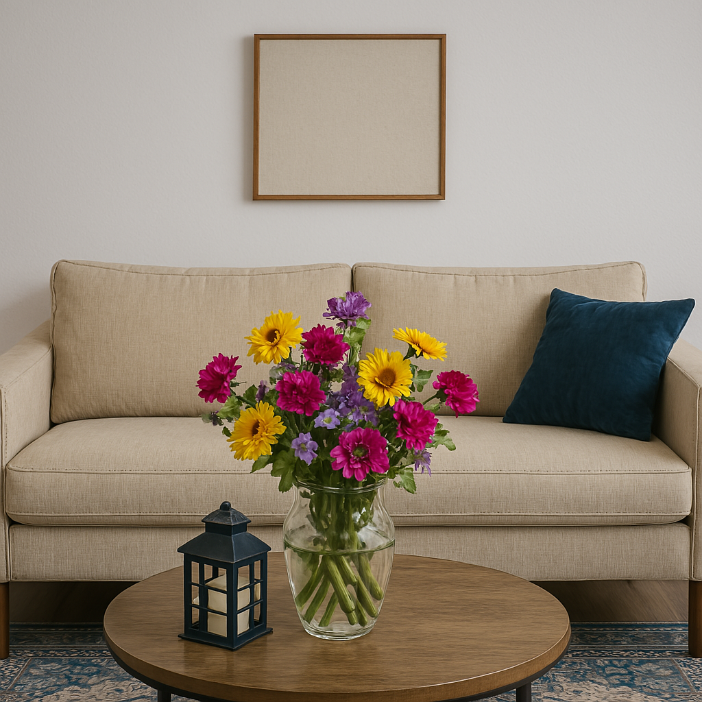 A woman is writing on a clipboard while a man wearing a mask looks on.