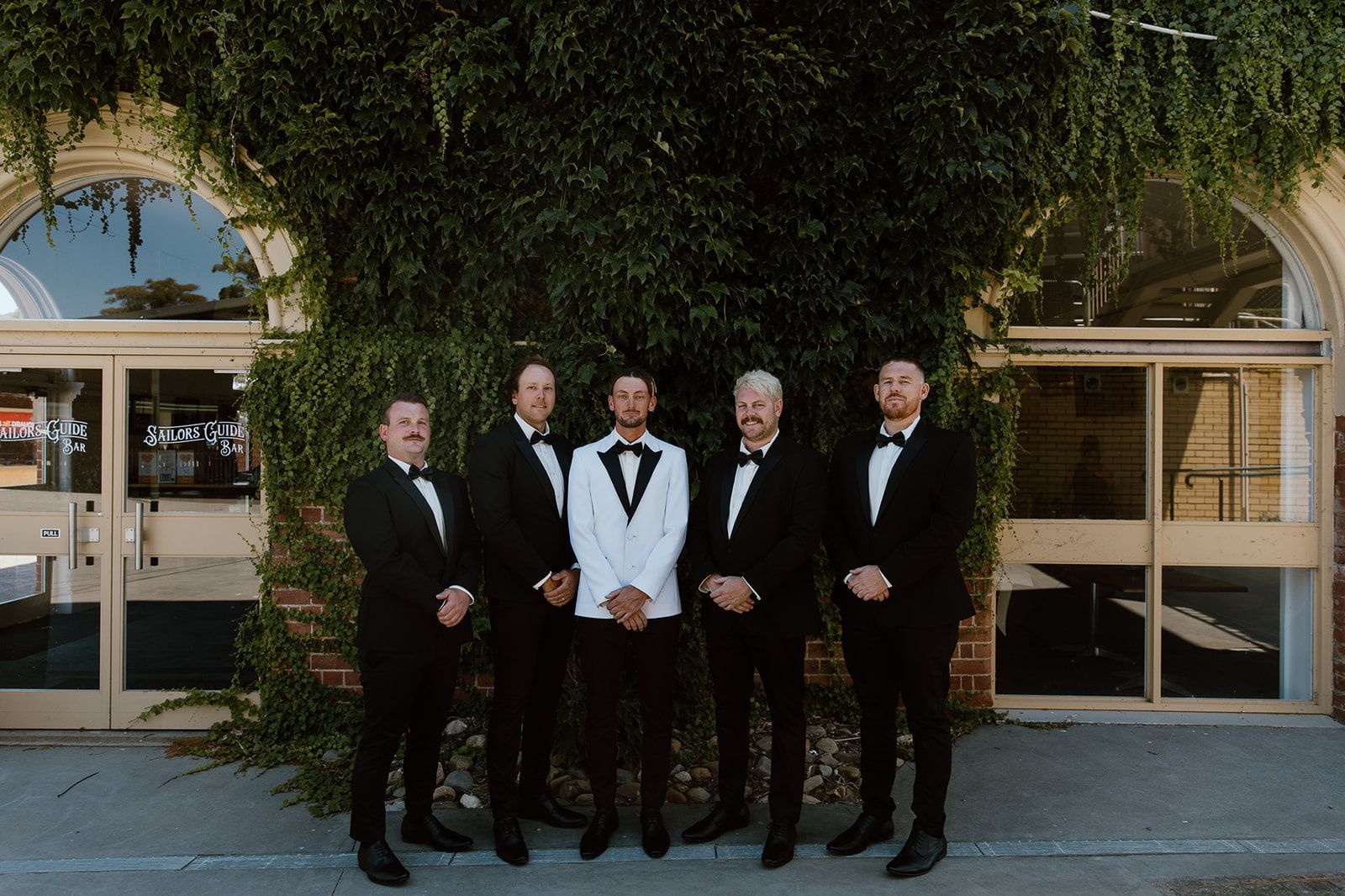 groom and the groomsmen