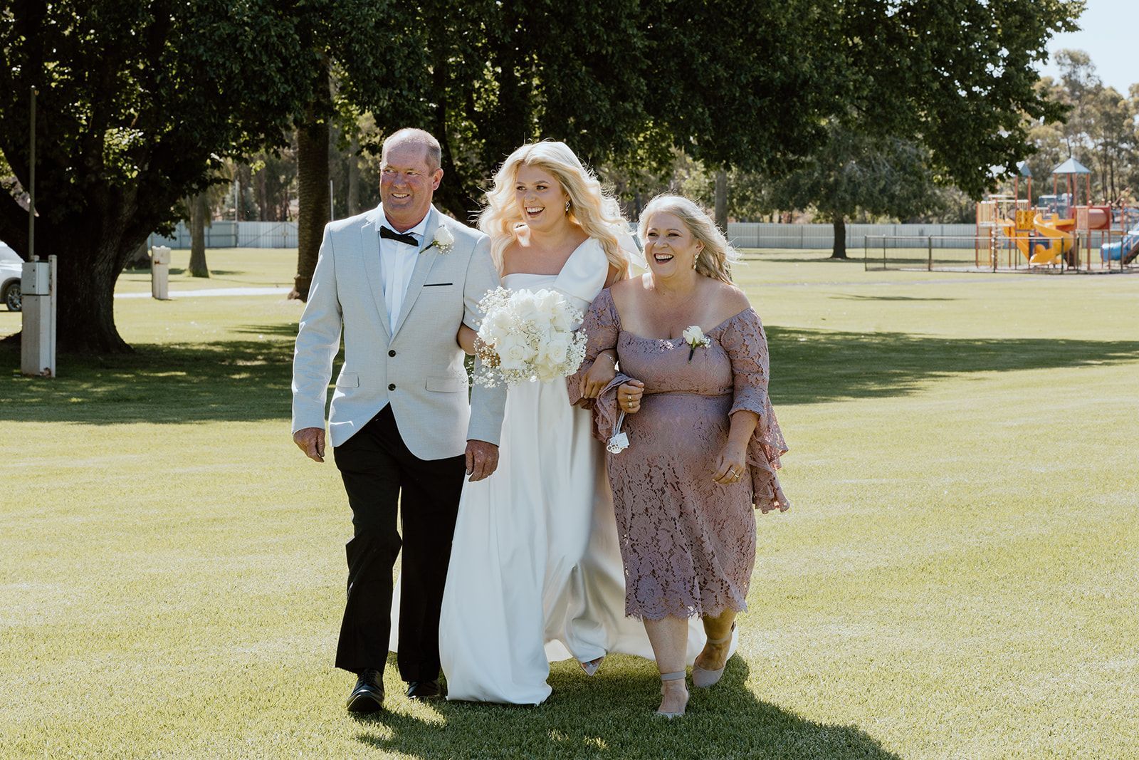 Father, Mother and the bride