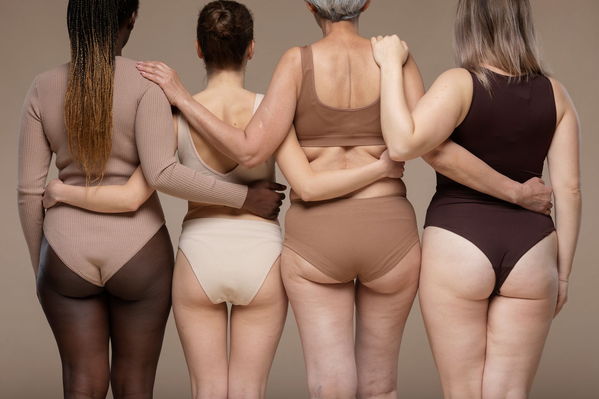 A beige background with a pattern of hexagons on it.