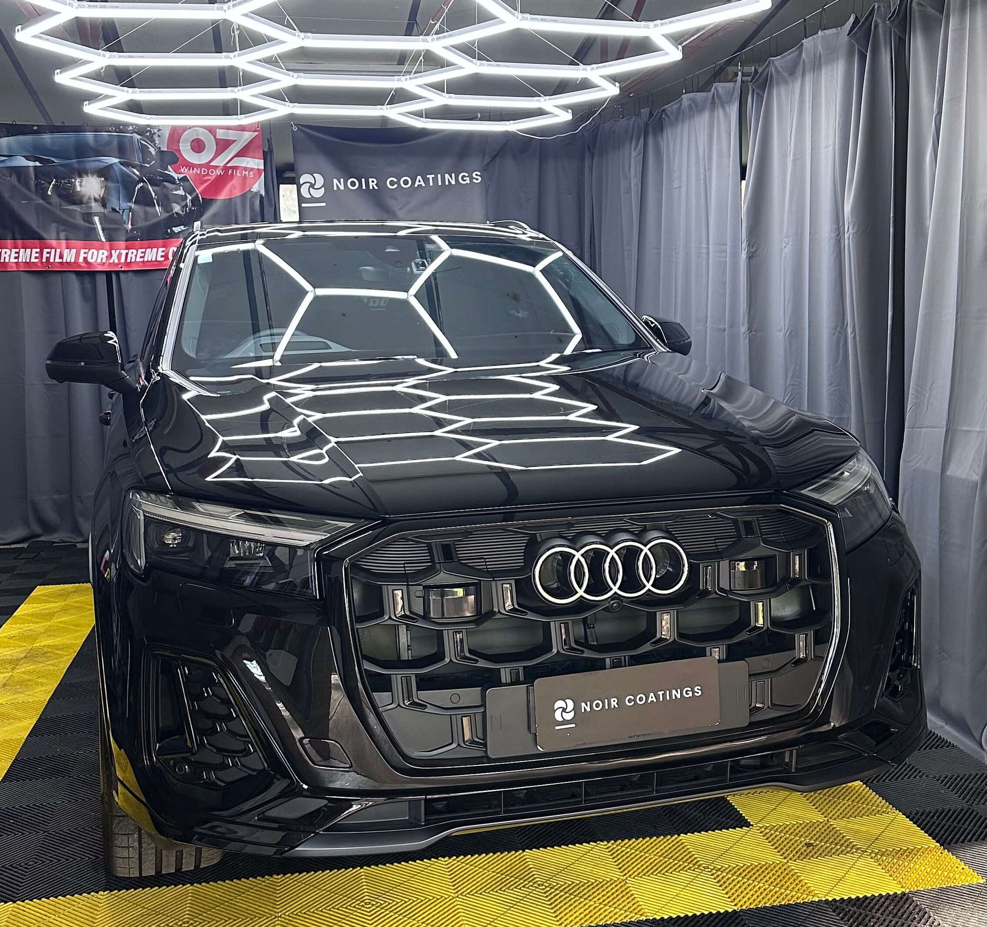 Newly Tinted Sedan Windows In Shop