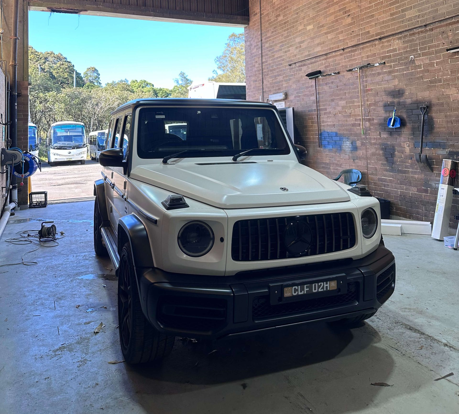 Closeup Of Red Led Tail Light Tint