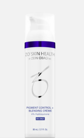 A bottle of zo skin health pigment control blending creme