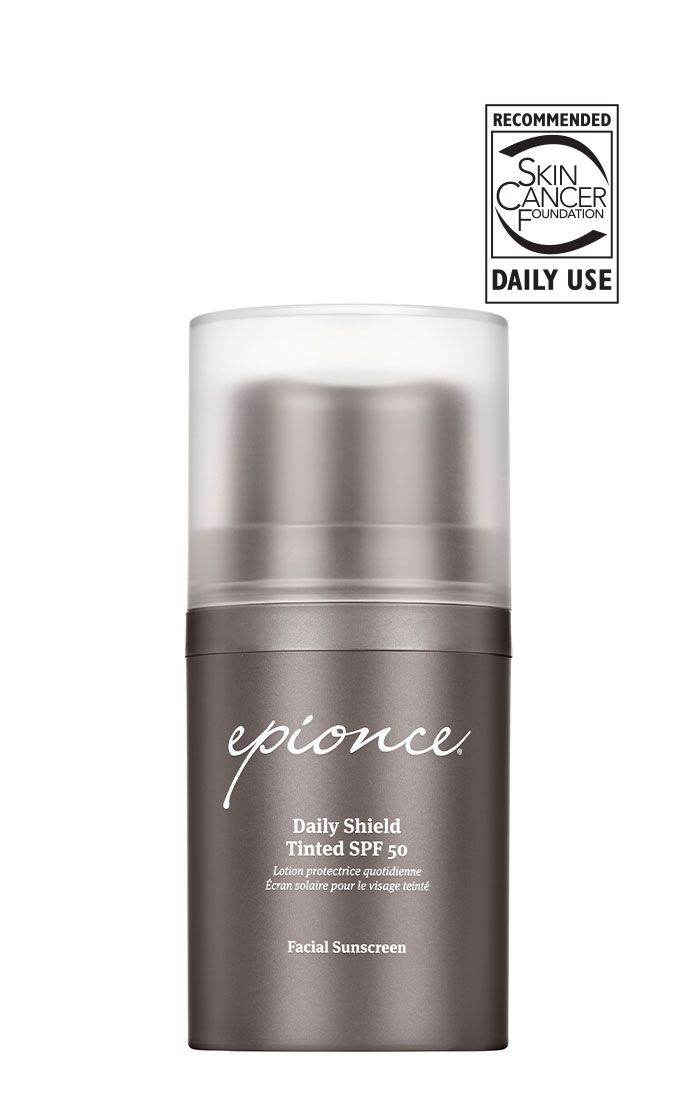 A bottle of eponce daily moisturizer is shown on a white background.