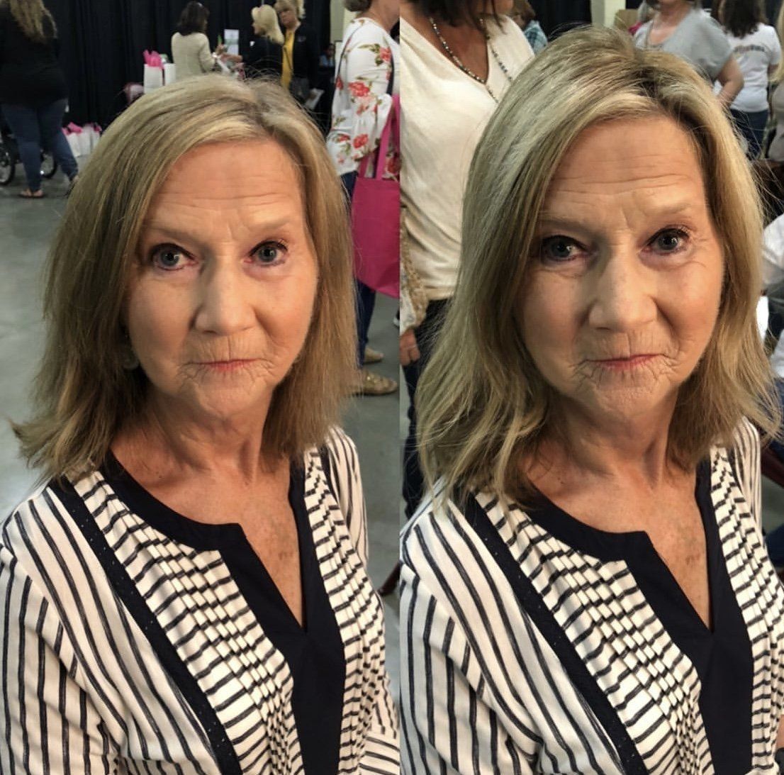 Old Woman with After Hair Result Treatment — Greenville, SC — Artistic Cutters Salon & Day Spa