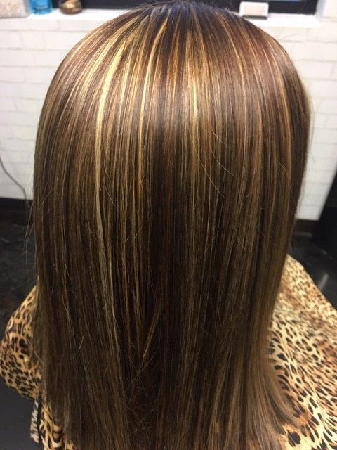 Woman's Brown and Straight Hair — Greenville, SC — Artistic Cutters Salon & Day Spa